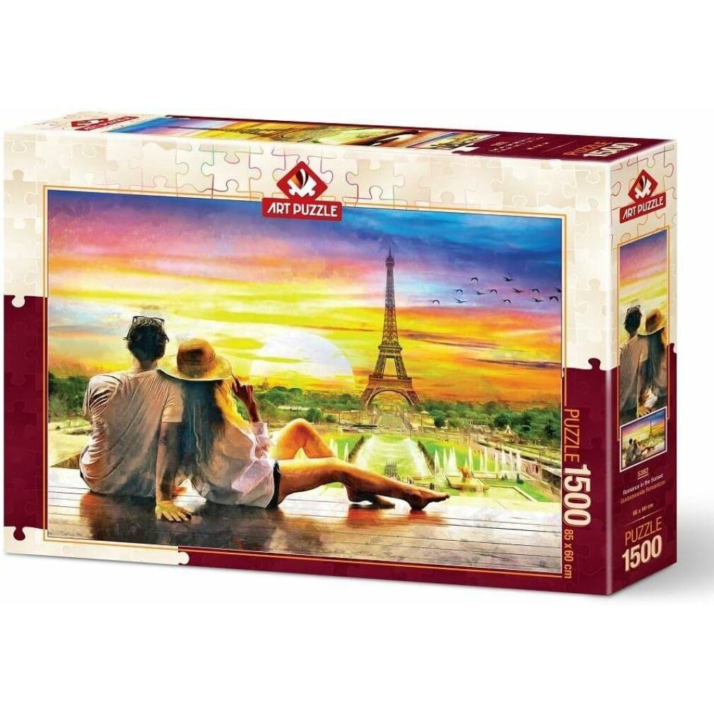 ART PUZZLE Puzzle Puzzle Romantik bei Sonnenuntergang 1500 Teile, Puzzleteile