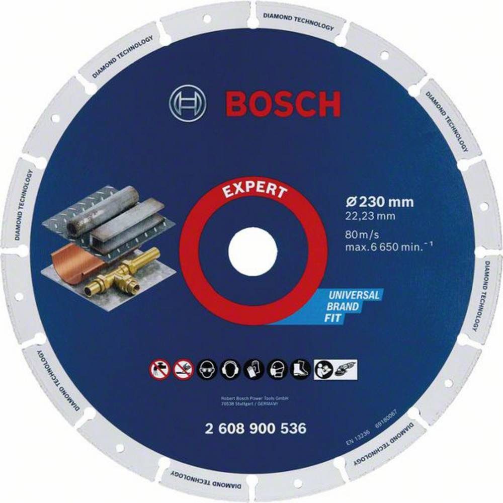 BOSCH Diamanttrennscheibe Diamant-Metallscheibe 230 x 22.23 mm | Trennscheiben