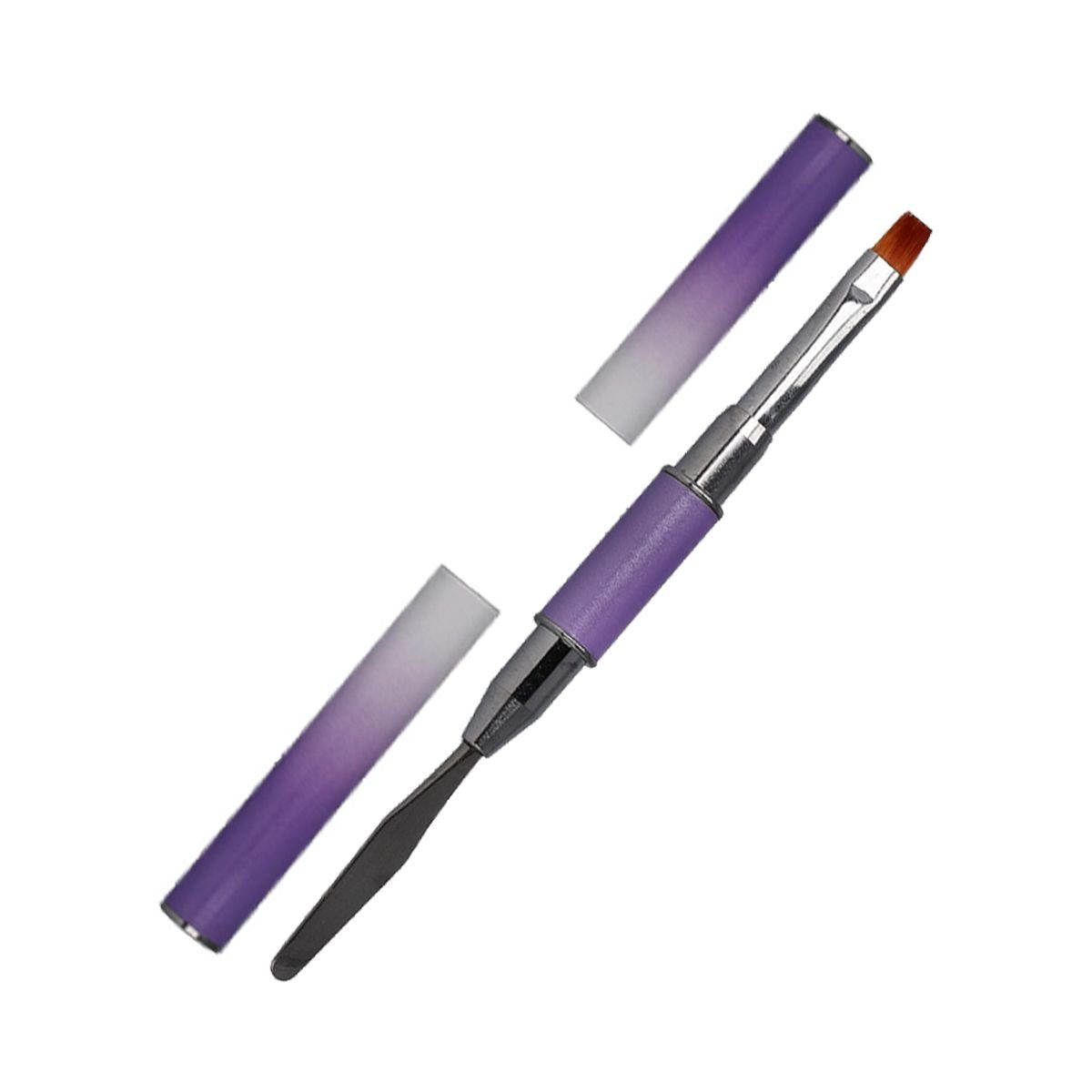 Sun Garden Nails UV-Nagellack Nail Steckpinsel Lila Spatel & Gelpinsel aus Kunsthaar - Square 2in1