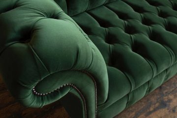 JVmoebel Chesterfield-Sofa, Chesterfield 3 Sitzer Design Sofa Couch 225 cm