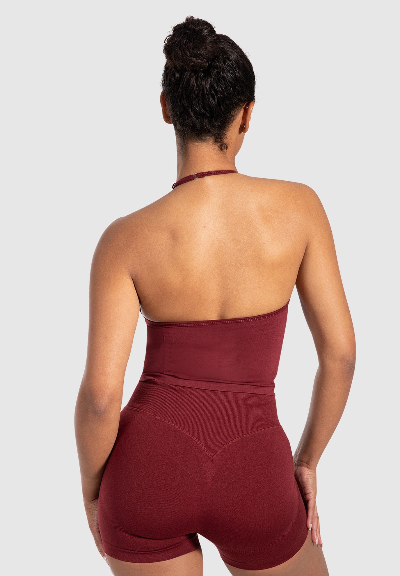 Smilodox Tanktop Malena, Cropped Neckholder Sporttop, günstig online kaufen