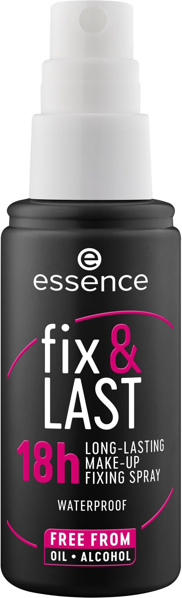 Essence Fixierspray fix & LAST 18h LONG-LASTING MAKE-UP FIXING SPRAY, 3-tlg., Hält das Make-up bis zu 18 Stunden mit gleichmäßiger Sprühverteilung.