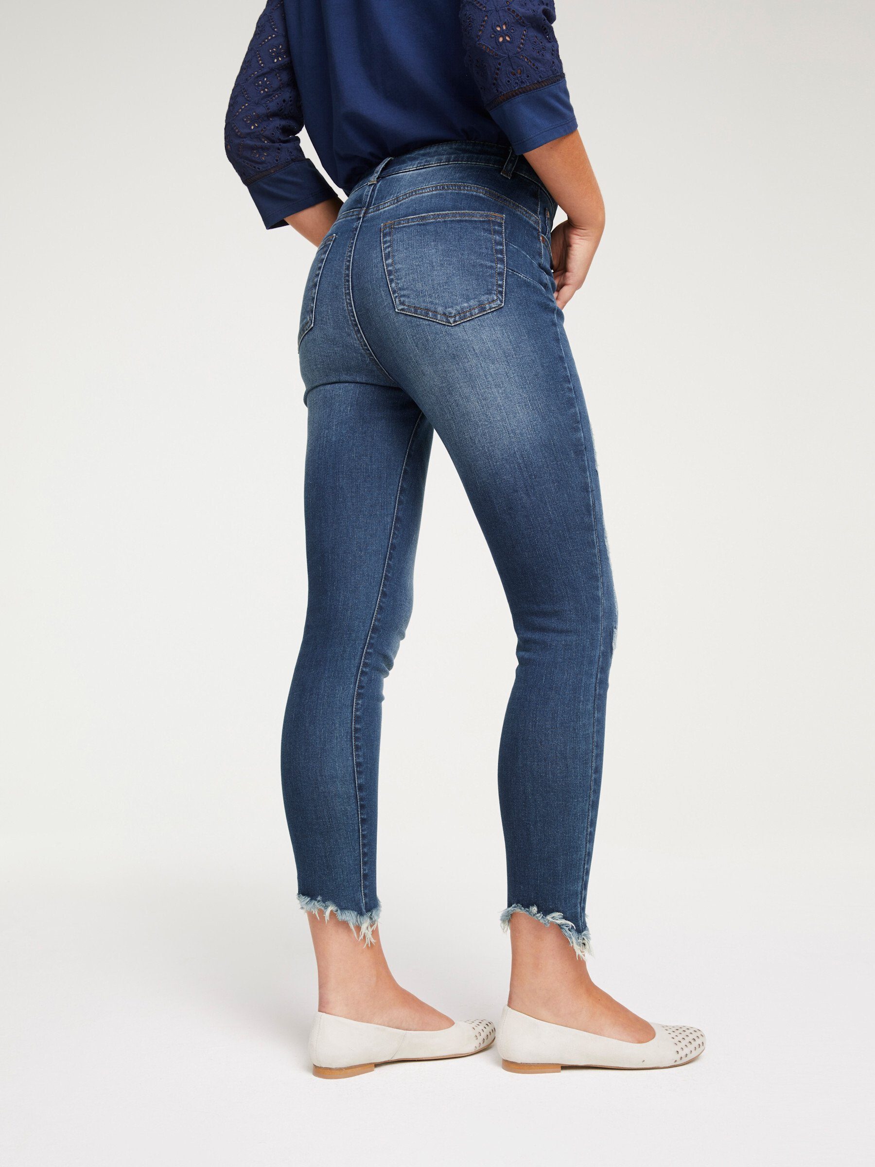 heine Bequeme Jeans Bauchweg-Jeans erhöht .