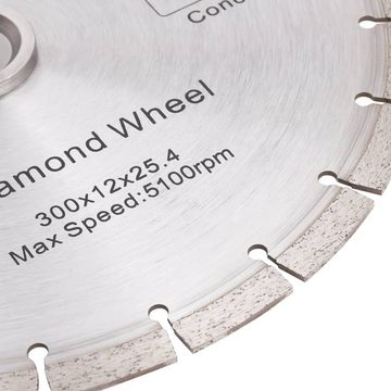 vidaXL Diamanttrennscheibe Betonsägeblatt 300 mm