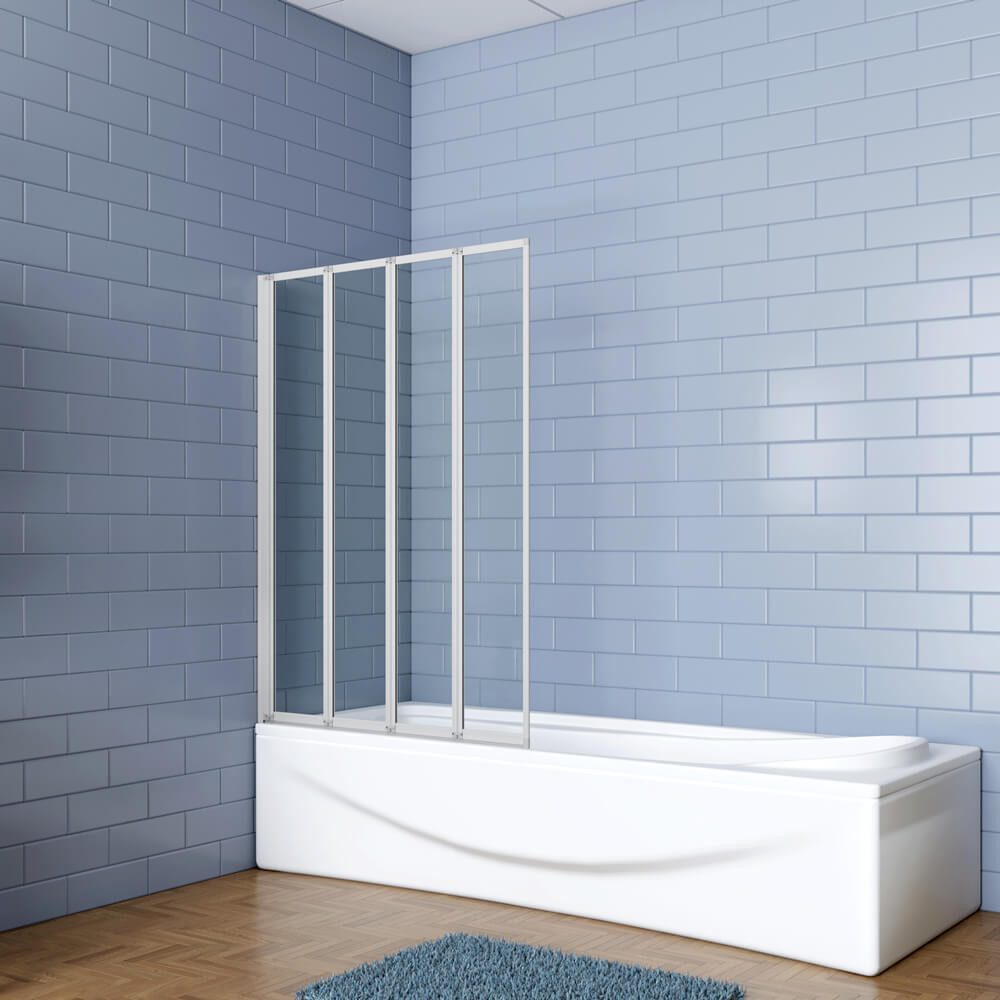 duschspa Badewannenaufsatz 4mm ESG 4-teilige Duschwand günstig online kaufen