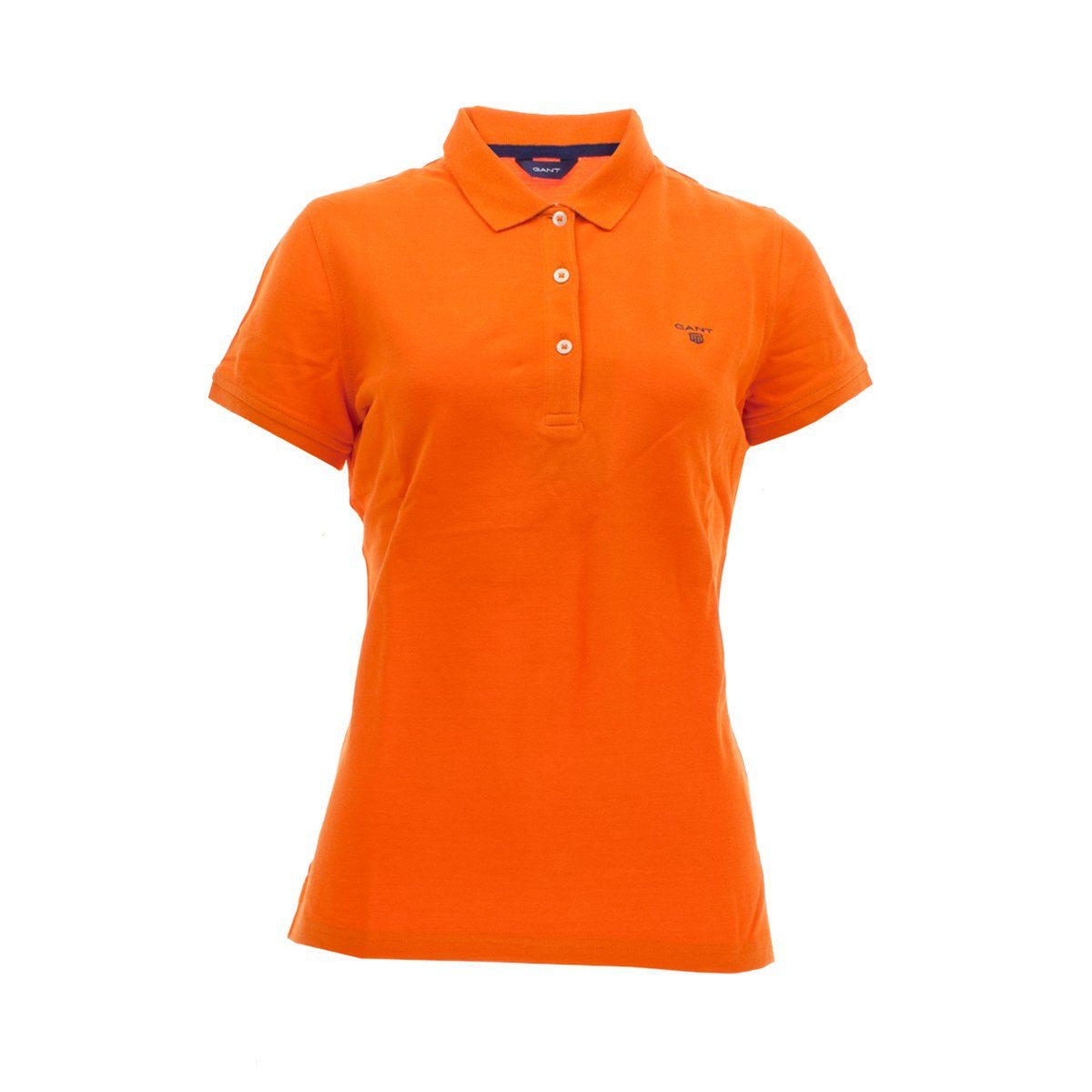 Gant Kurzarmshirt 409504 Damen Poloshirt Russet-Orange(806)