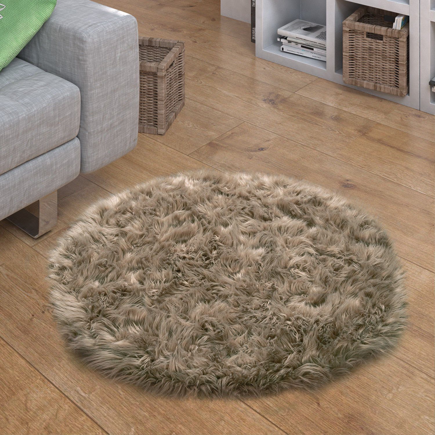 Paco Home Fellteppich Playa 960, rund, günstig online kaufen