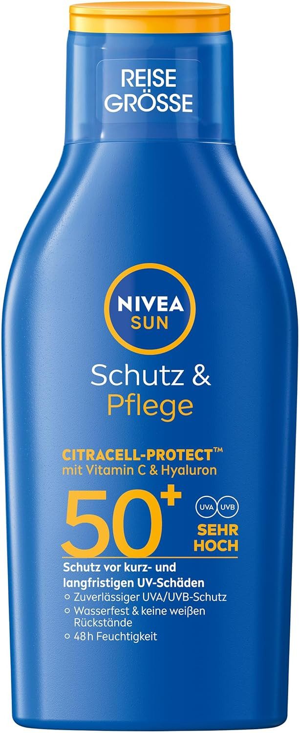 Sonnenschutzlotion SUN Schutz & Pflege Sonnenlotion LSF 50+, Vitamin C & Hyaluron