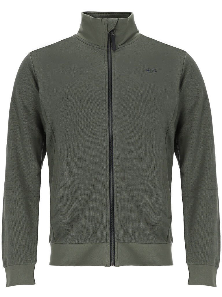 Coastguard Sweatjacke 62536 Herren Sweatjacke mit Stehkragen - Unifarbene P günstig online kaufen