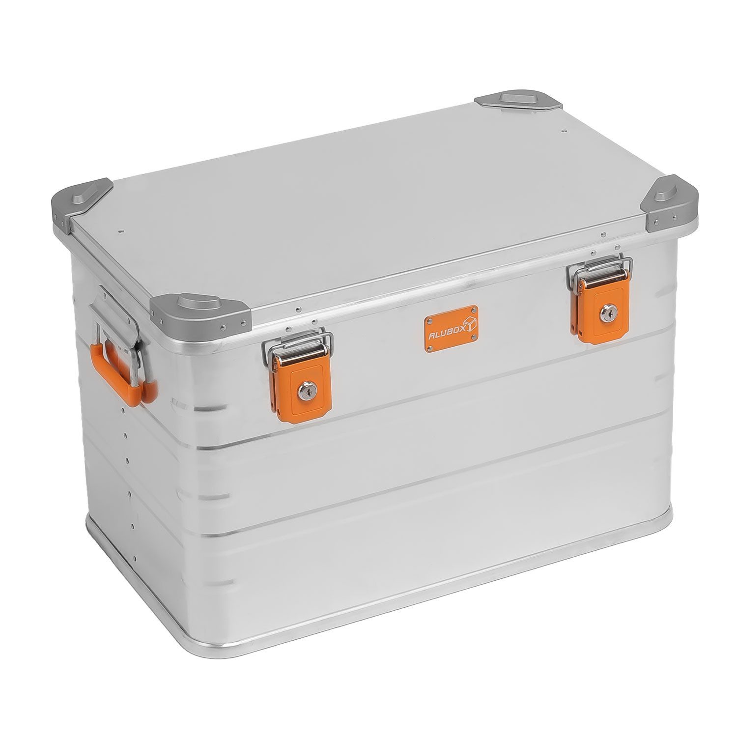 ALUBOX Aufbewahrungsbox Premium Lagerbox E78 Liter (stapelbar mit der E39), abschließbar - leicht und formbeständig - stapelbar