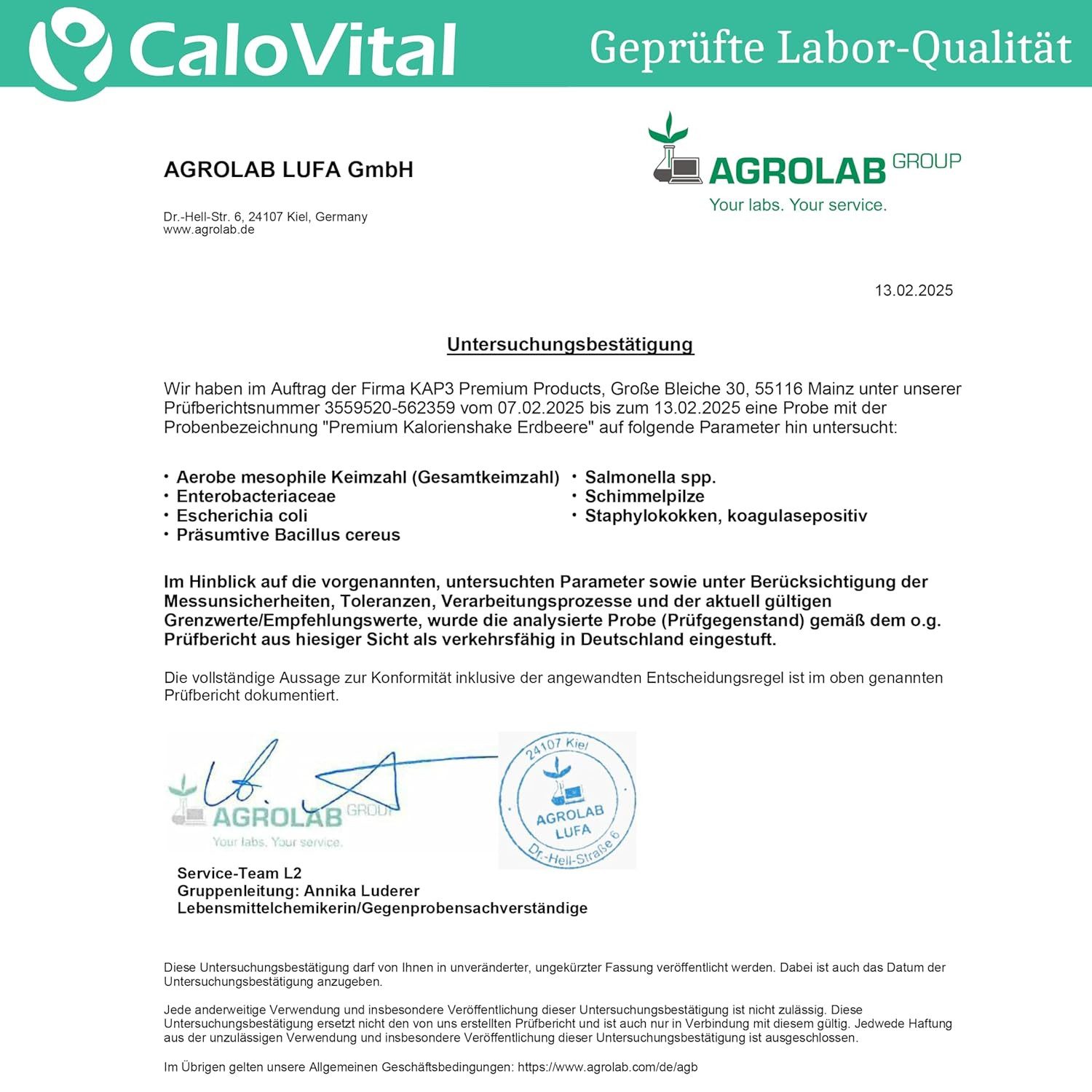 CaloVital CaloVital Hochkalorische Trinknahrung als Trinkmahlzeit zum Zunehmen Pulver