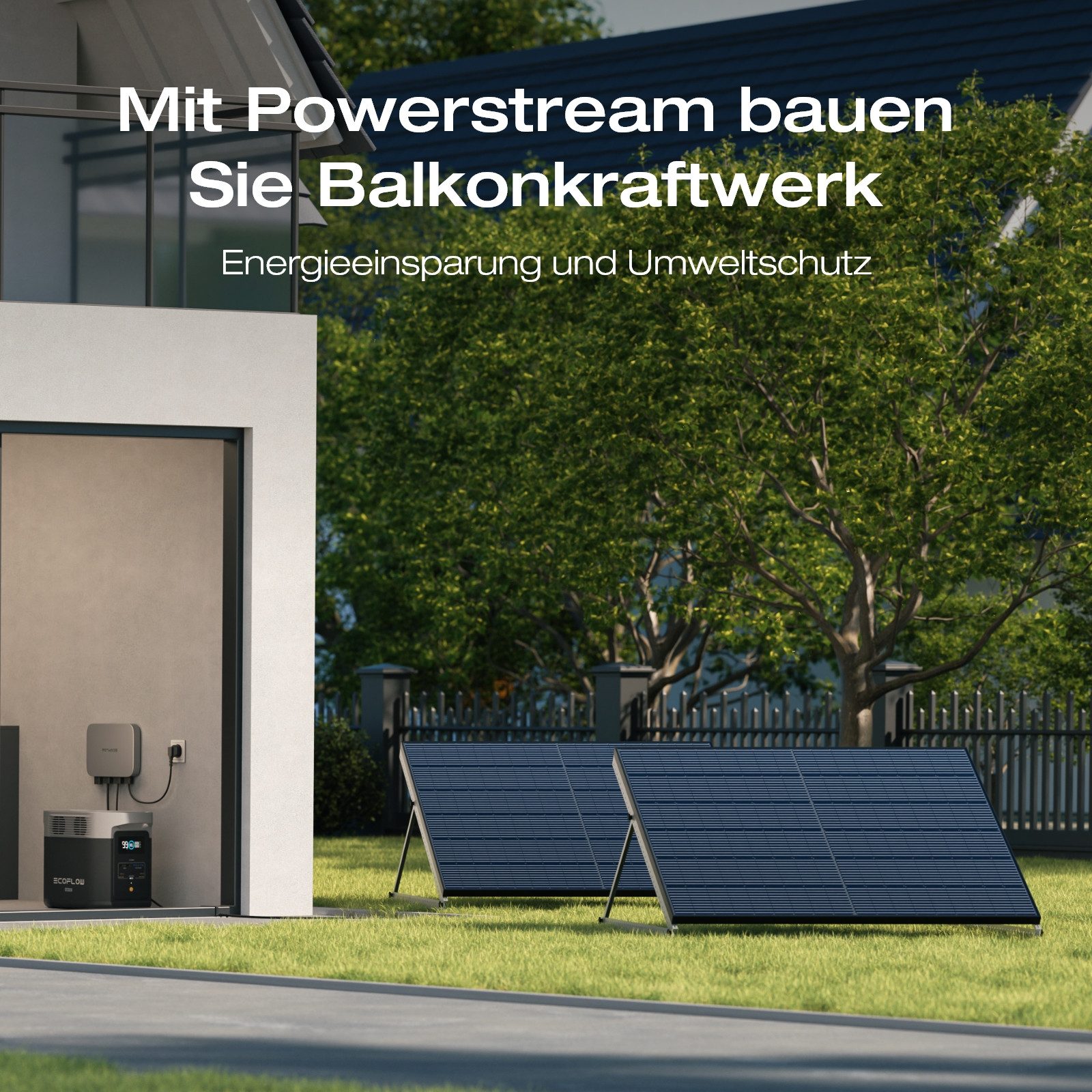 Ecoflow EcoFlow DELTA 2 Max Powerstation 2048Wh, 3000 W Solar Generator Powerstation EcoFlow DELTA 2 Max, LFP Akku 3000 Zyklen, 80% Ladung