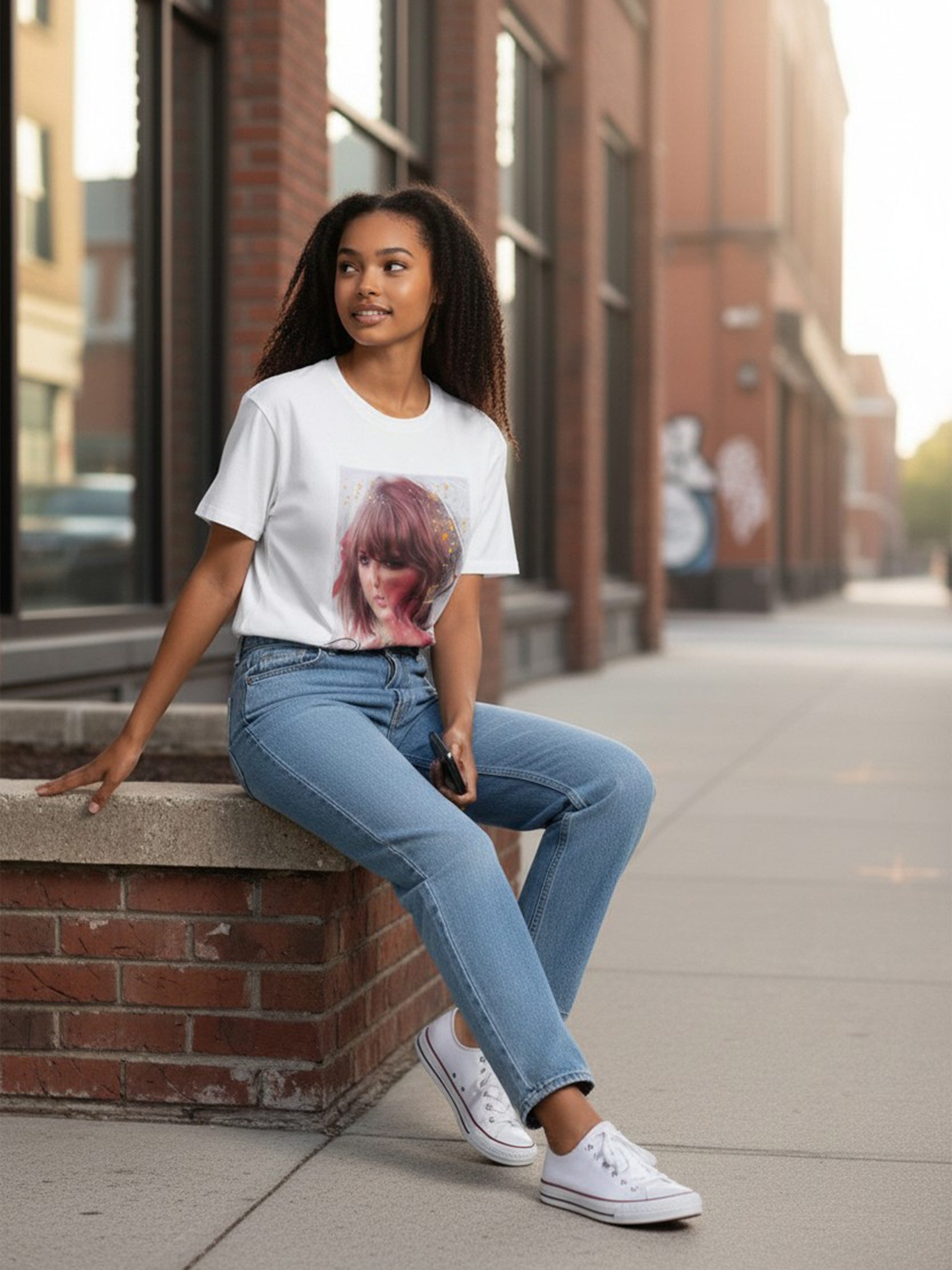 United Labels® T-Shirt Sid Maurer T-Shirt Shake it off Oberteil Shirt kurzärmlig liebevolles Design – Bild 3 von 5