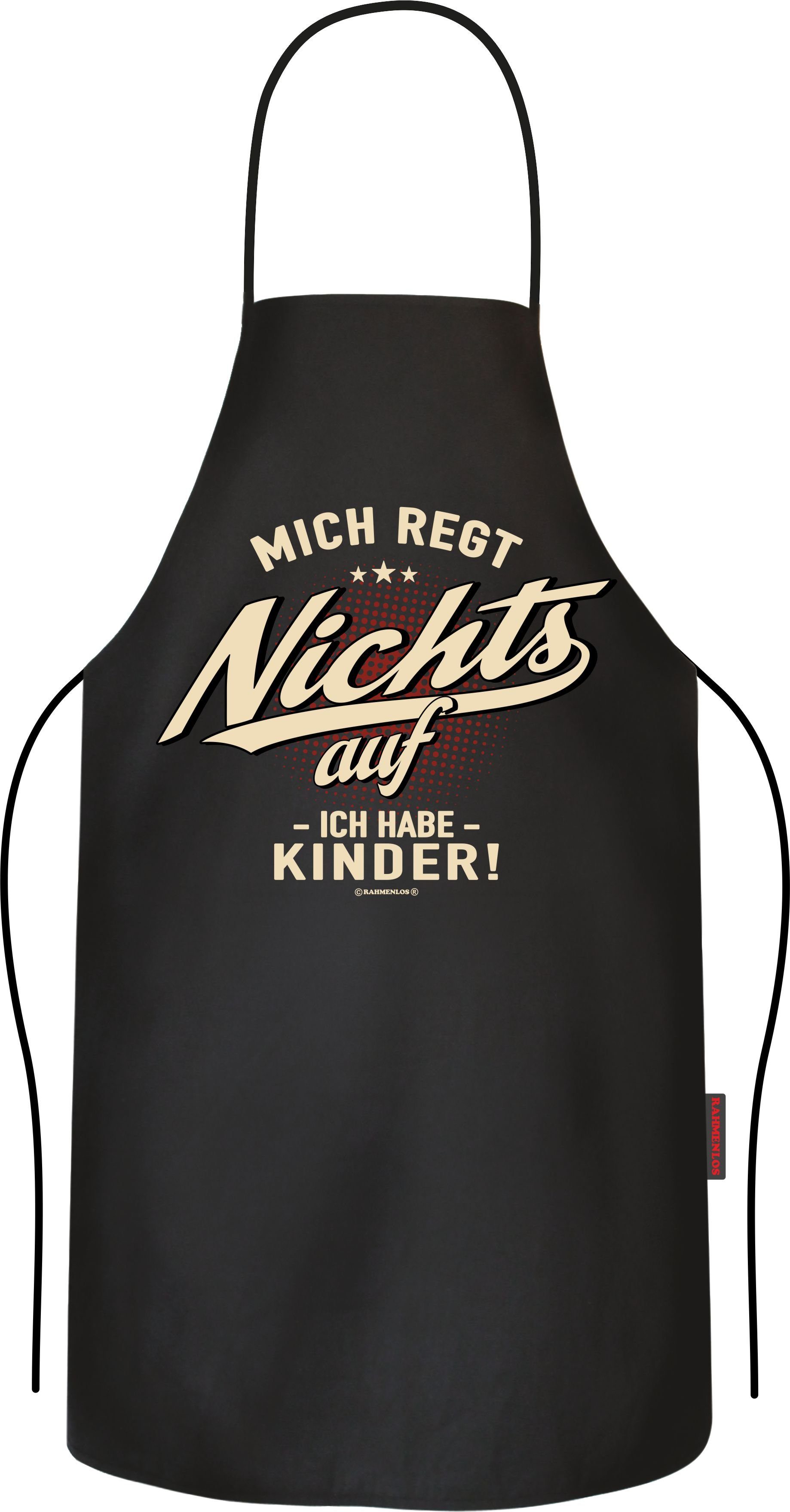 Grillschürze Küchenschürze als Geschenk für Eltern - mich regt nichts auf