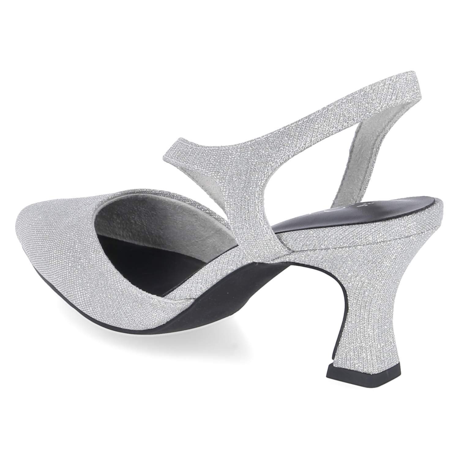 MARCO TOZZI Marco Tozzi 2-29600-42-941 Damen Textil silber Slingpumps