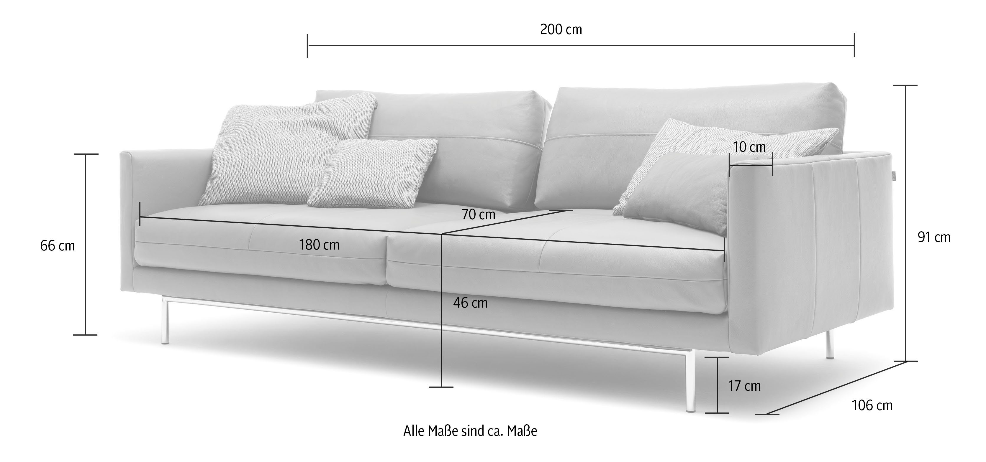 hülsta sofa | beige 3-Sitzer beige