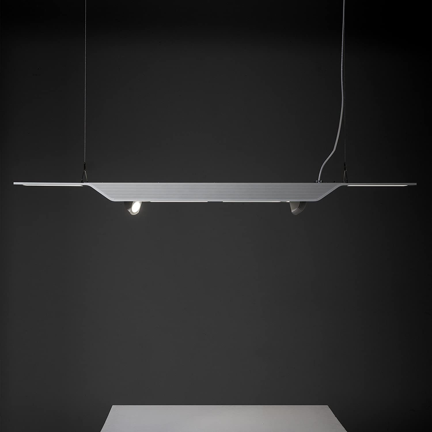 ZMH LED Pendelleuchte 60W 180cm dimmbar Küchen, Arbeitszimmer integriert fest LED