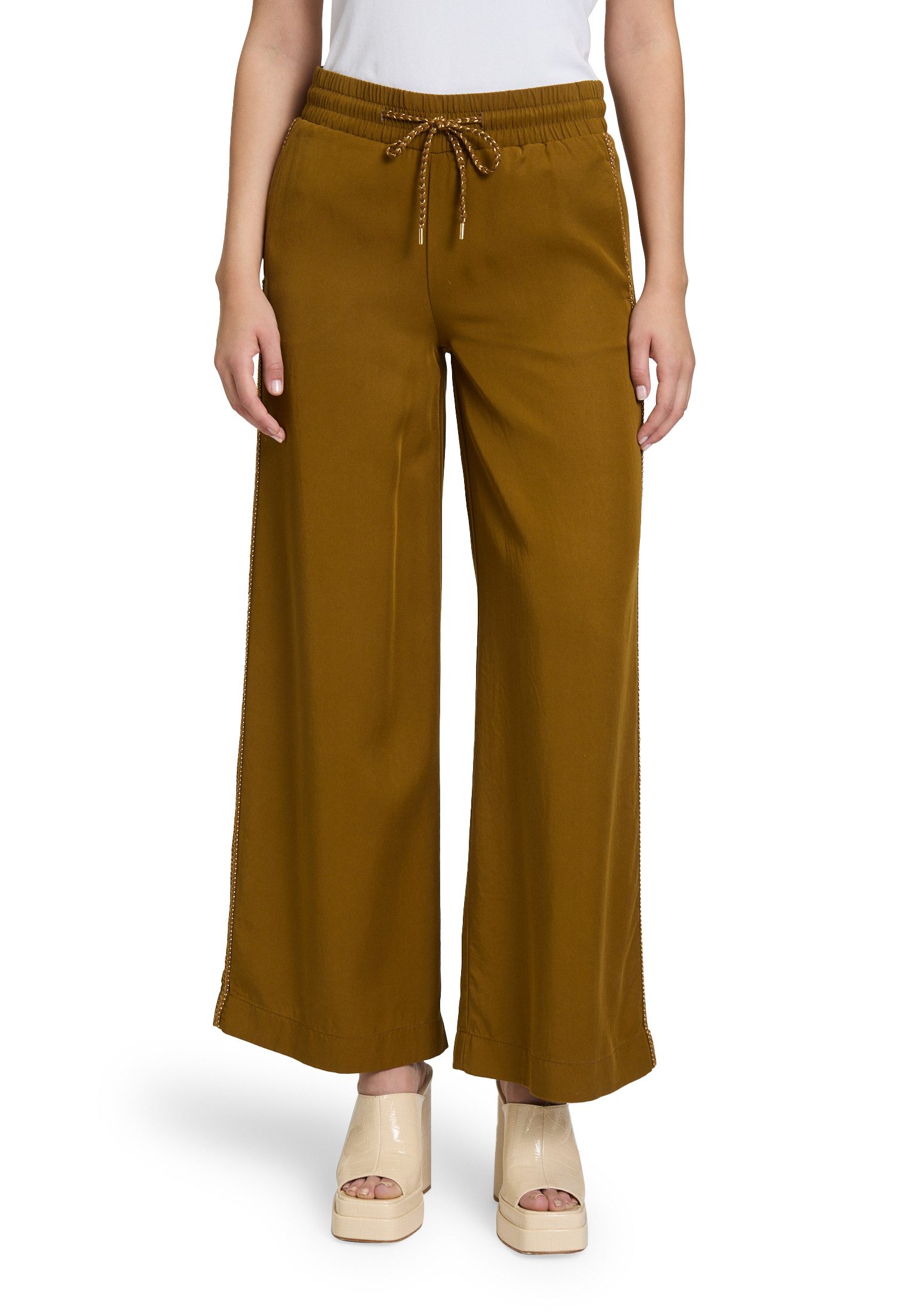 Cartoon Palazzohose Damen Palazzo-Hose mit Tunnelzug günstig online kaufen