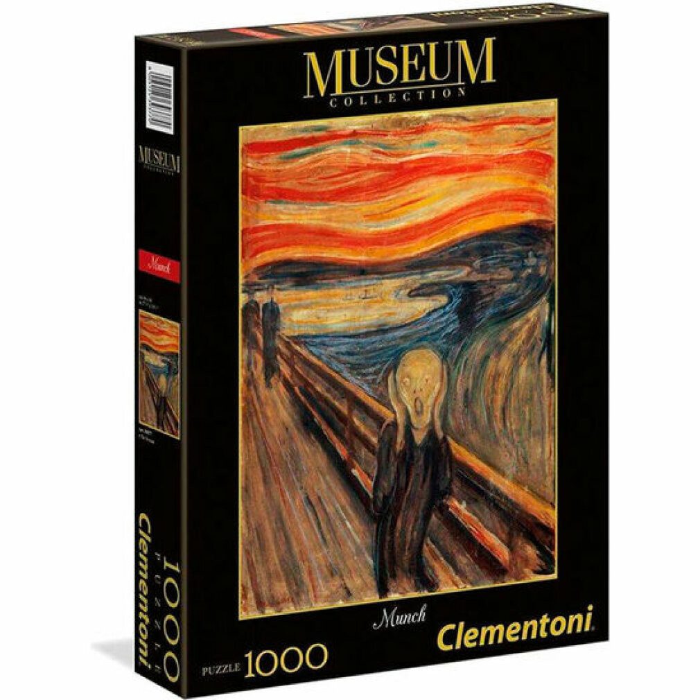 Clementoni® Puzzle Museum Sammlung Munch The Sream puzzle 1000pcs, Puzzleteile