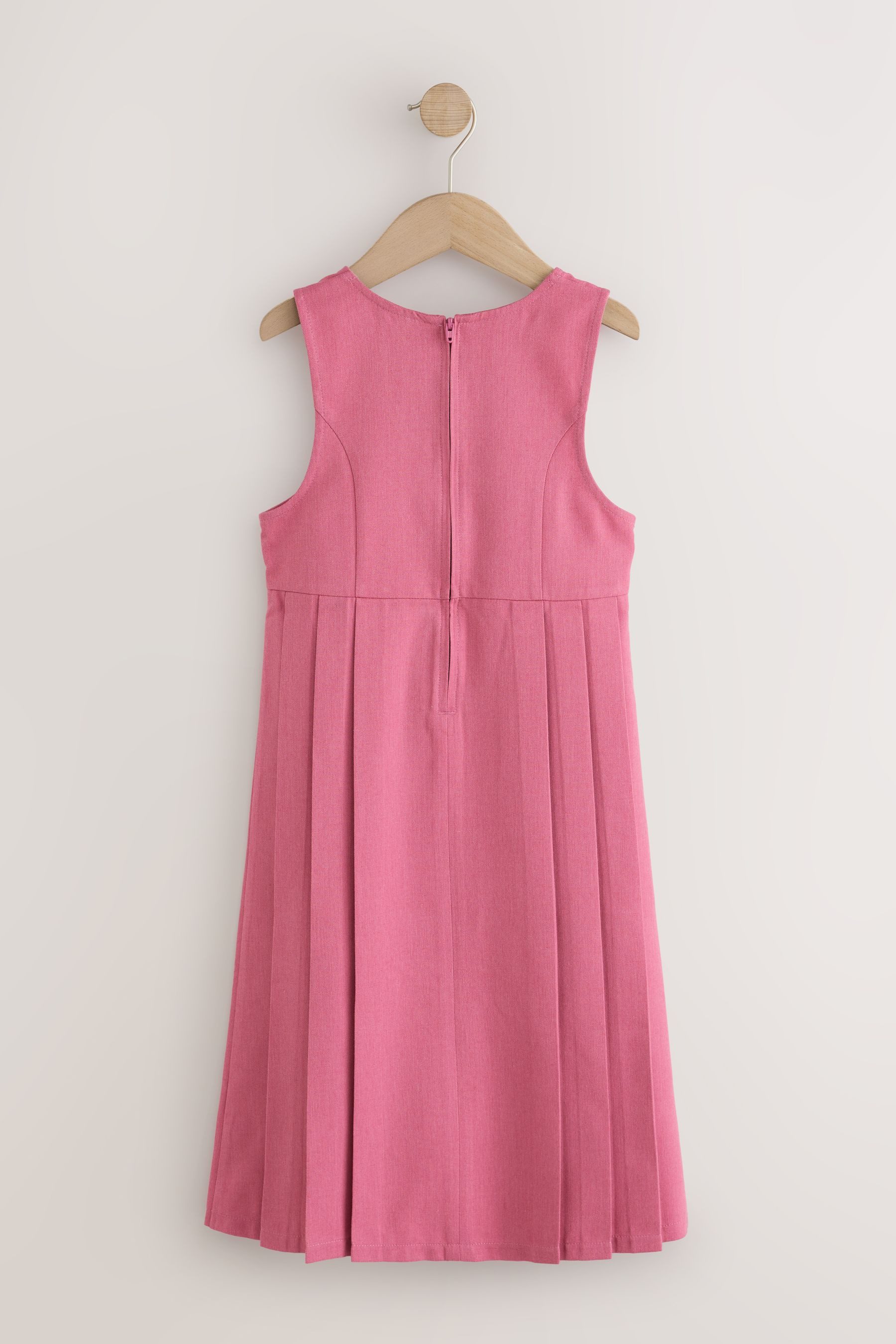 Next Latzkleid Langes Latzkleid mit asymmetrischer Knopfleiste (1-tlg)