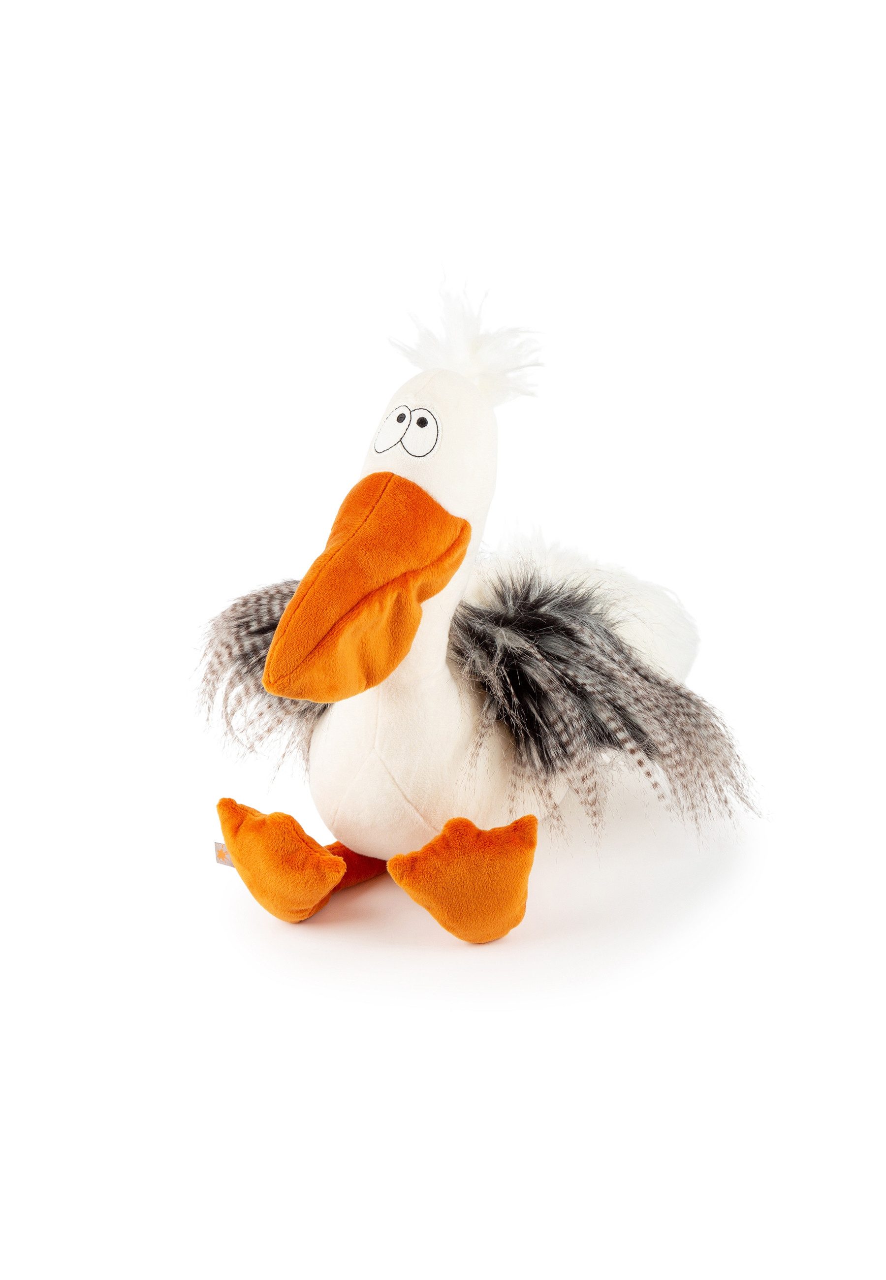Sigikid Kuscheltier Romeo Pelikano Kikeriki für Kinder und Erwachsene (1-St)