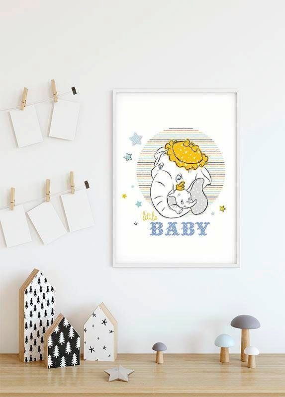 Baby, Poster Dumbo Komar St), Disney Schlafzimmer, Kinderzimmer, (1 Little Wohnzimmer