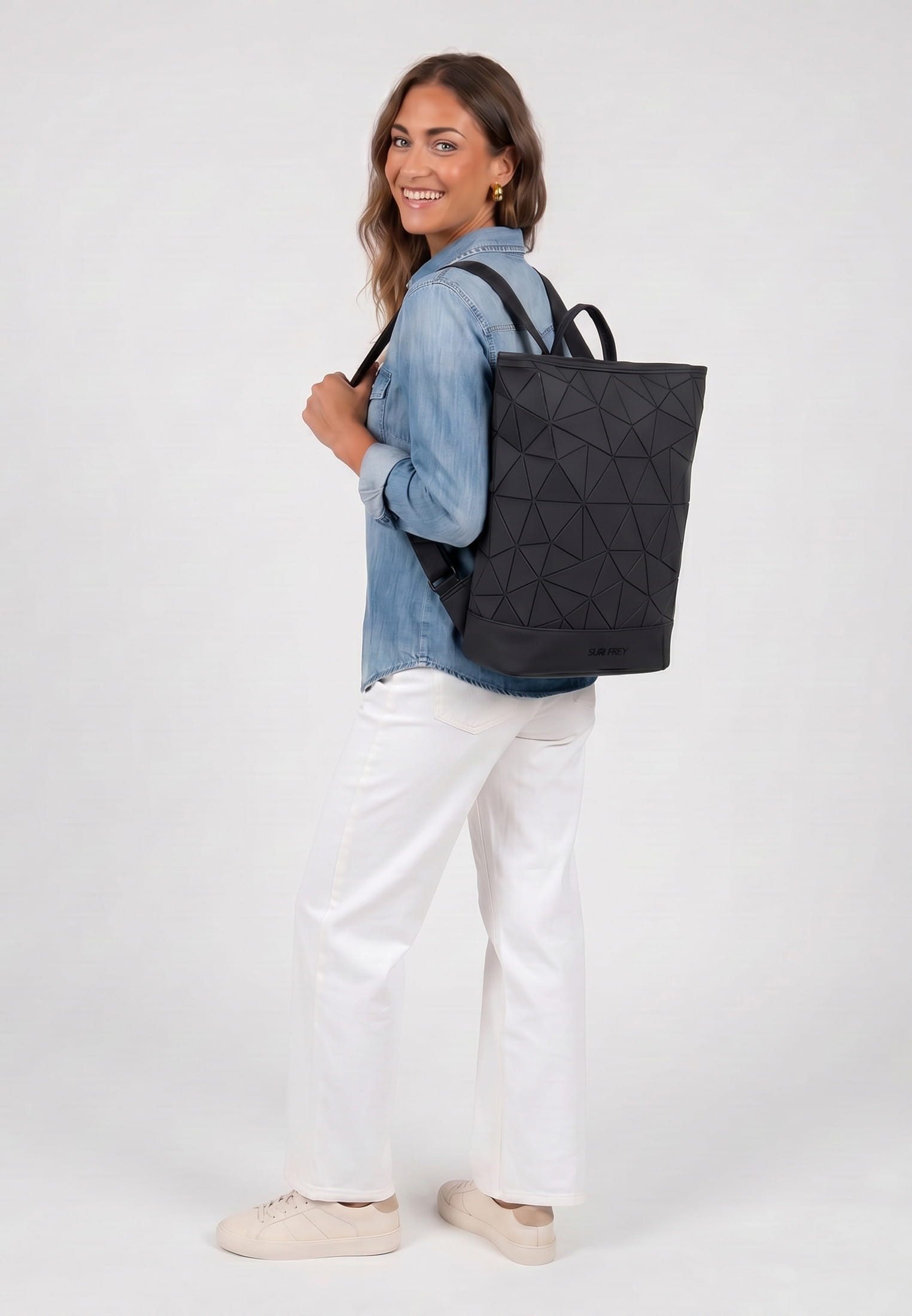 SURI FREY Cityrucksack SFY SURI Sports Jessy-Lu, Logo Prägung