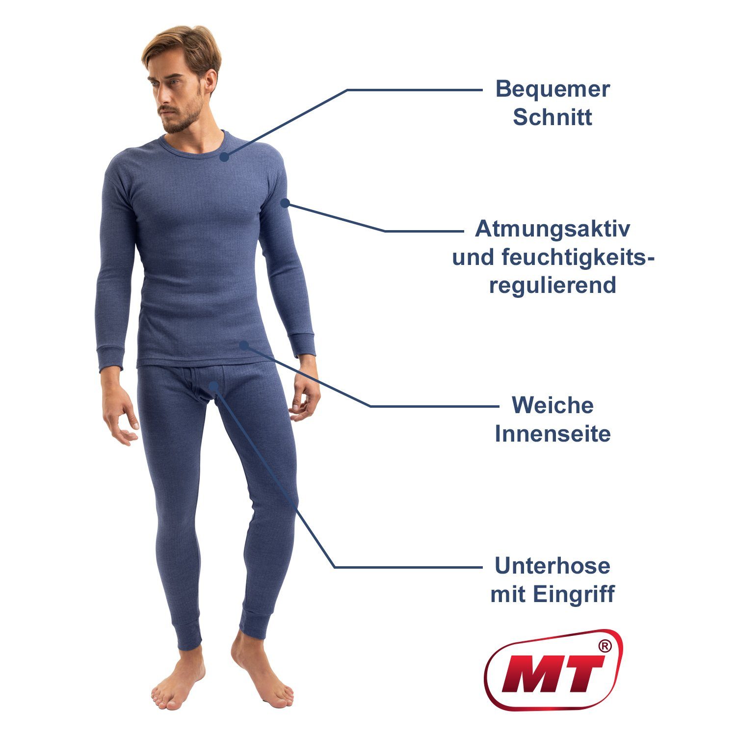 MT Funktionshose Herren Ski- und Thermounterhose Winter Unterhose günstig online kaufen