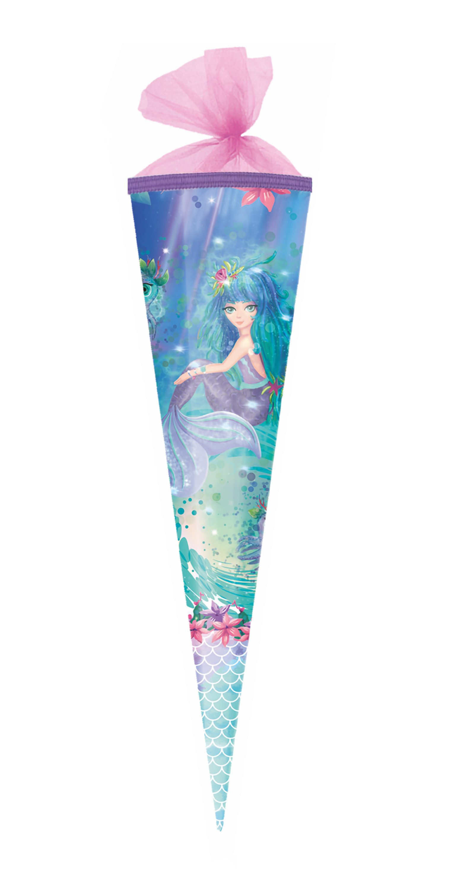 Herlitz Schultüte Herlitz Schultüte / Zuckertüte / 85cm / eckig / "Meerjungfrau"