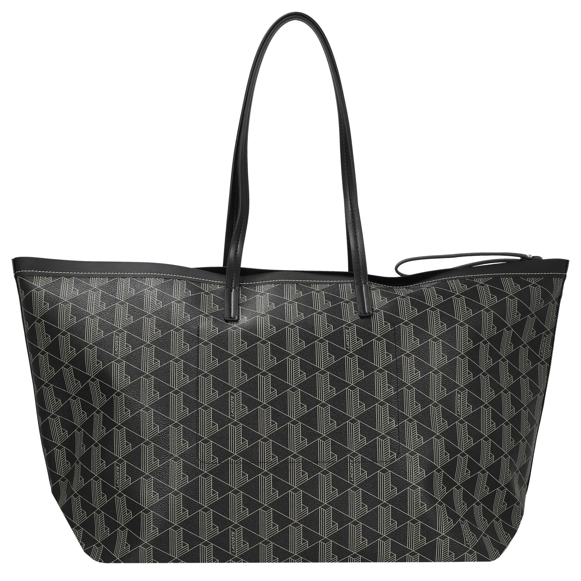 Lacoste Shopper Zely - Shopper L (mono noir beige)