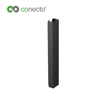 conecto Kabelkanal conecto® Schreibtisch Kabelkanal magnetisch 35 cm Länge, schwarz
