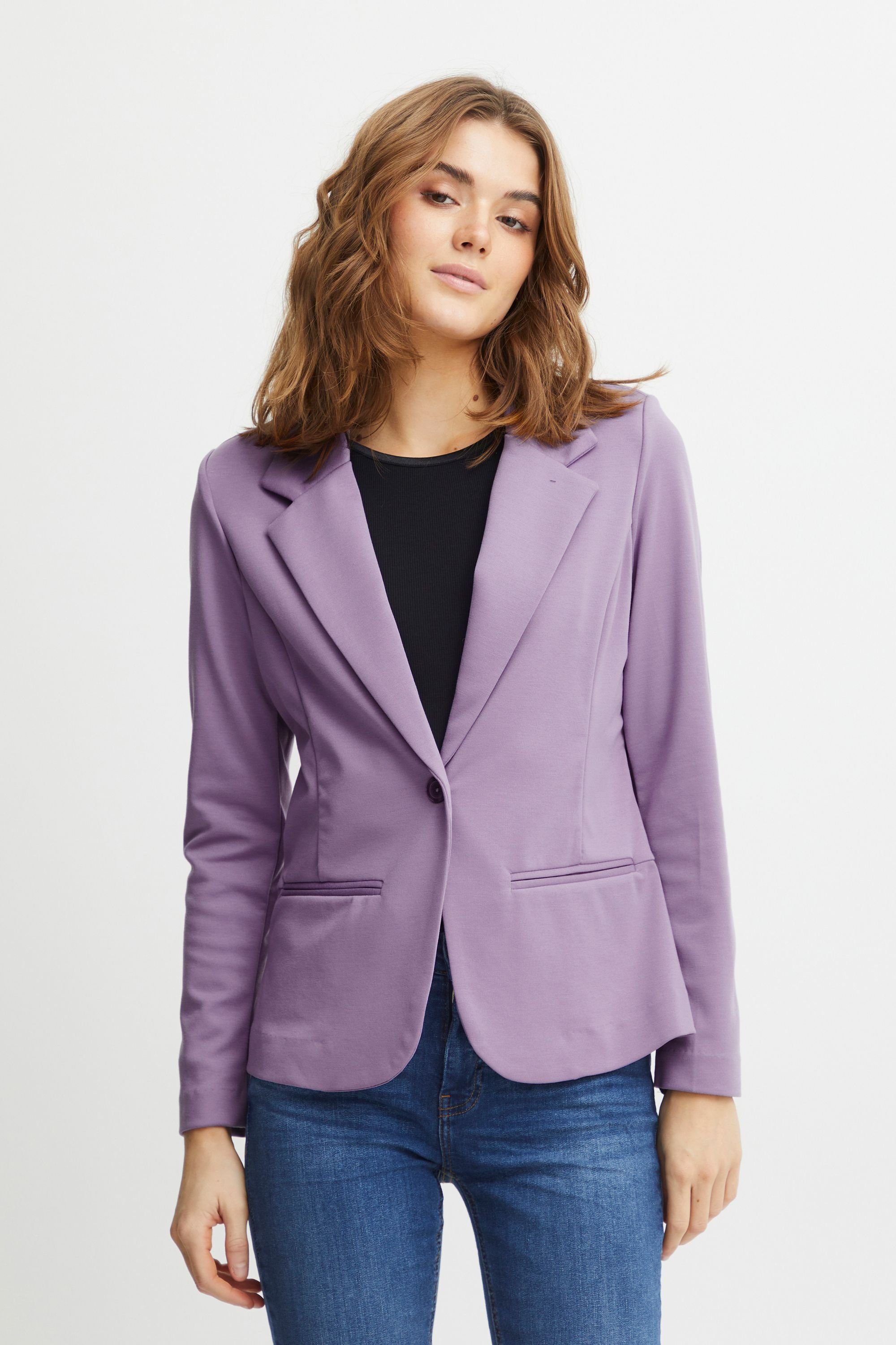 fransa Kurzblazer Fransa Zablazer 2 Blazer Haze Purple