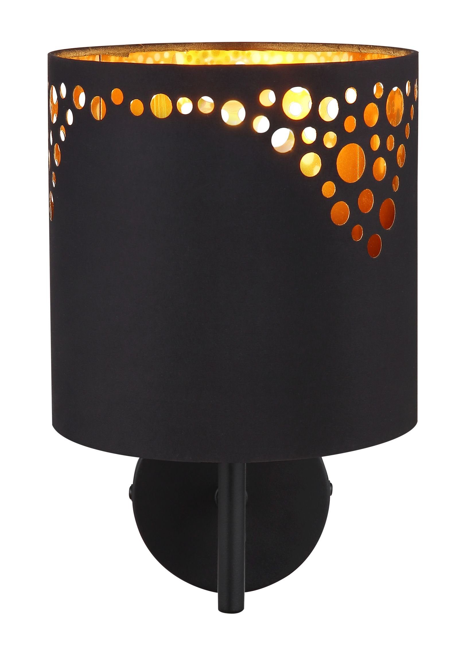 GLOBO LIGHTING Wandleuchte Wandleuchte Textil Schirm günstig online kaufen