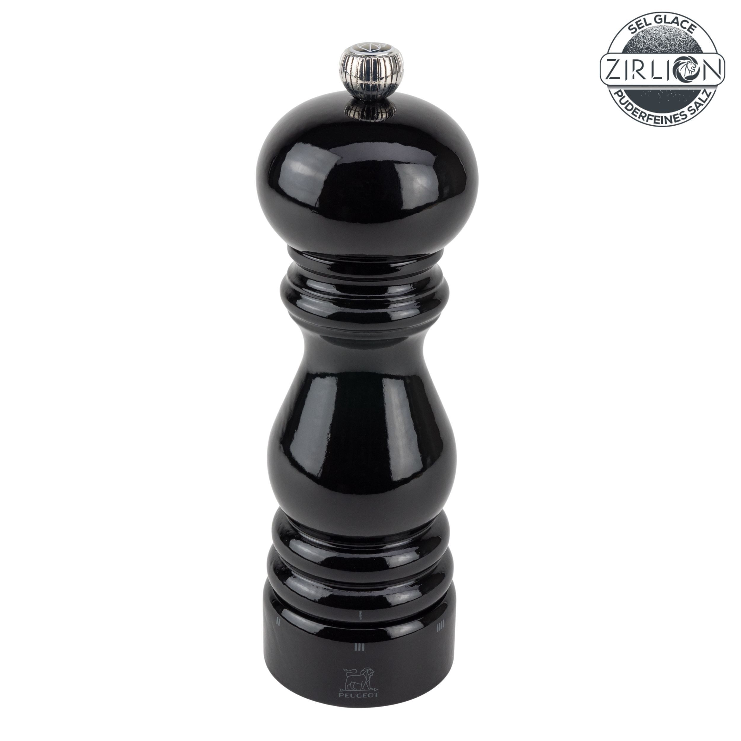 PEUGEOT Salzmühle PARIS 18cm Buchenholz Schwarz uSelect Zirkonia-Mahlwerk Gewürz Manuell