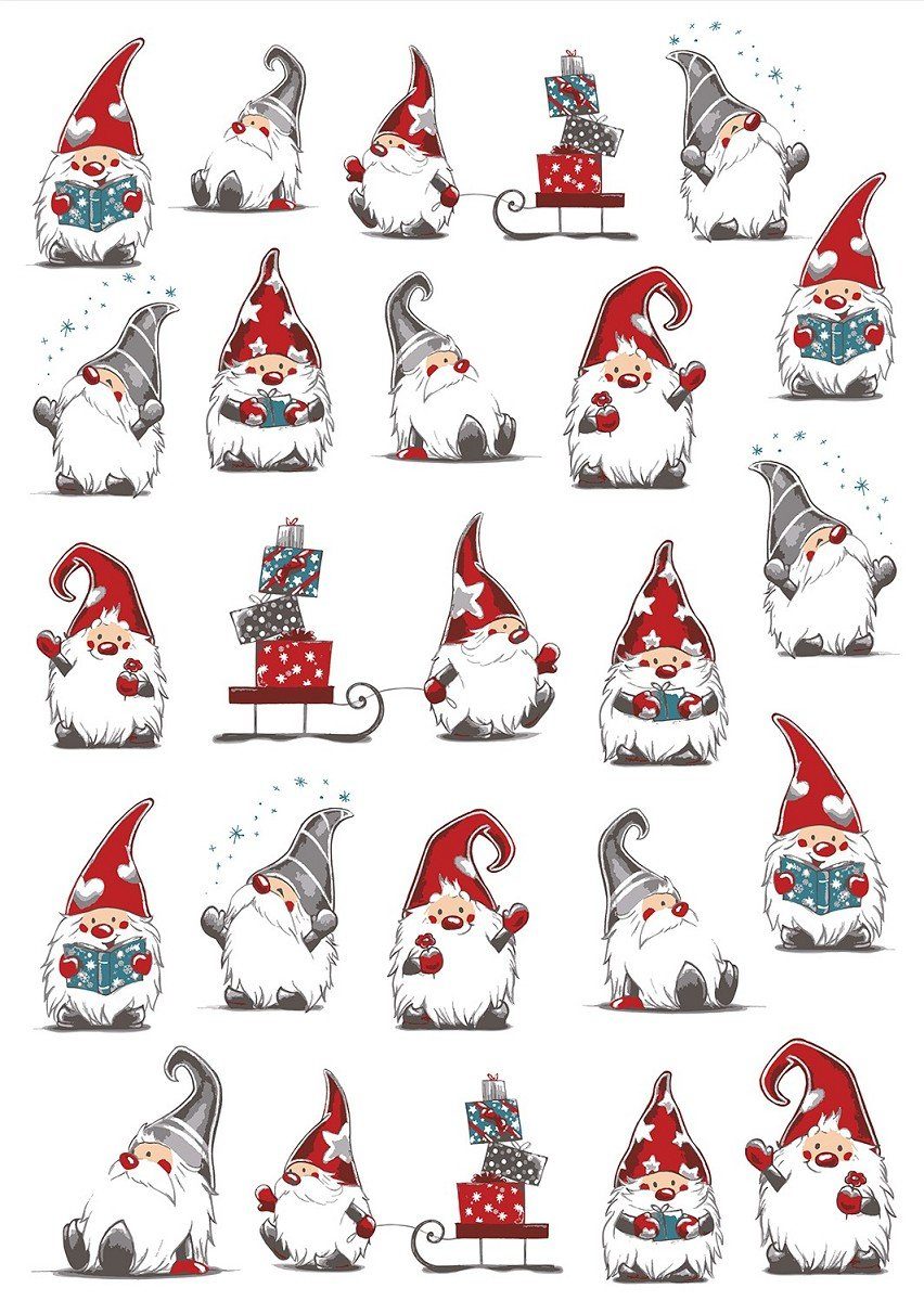 Kracht Geschirrtuch Wichtel Weihnachten, (Set, 3-tlg., Set), 3er Pack Gesch günstig online kaufen