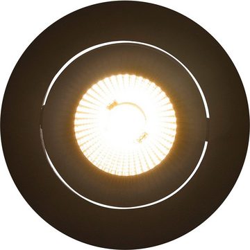 Nordlux LED Einbauleuchte Aliki, LED fest integriert, Warmweiß