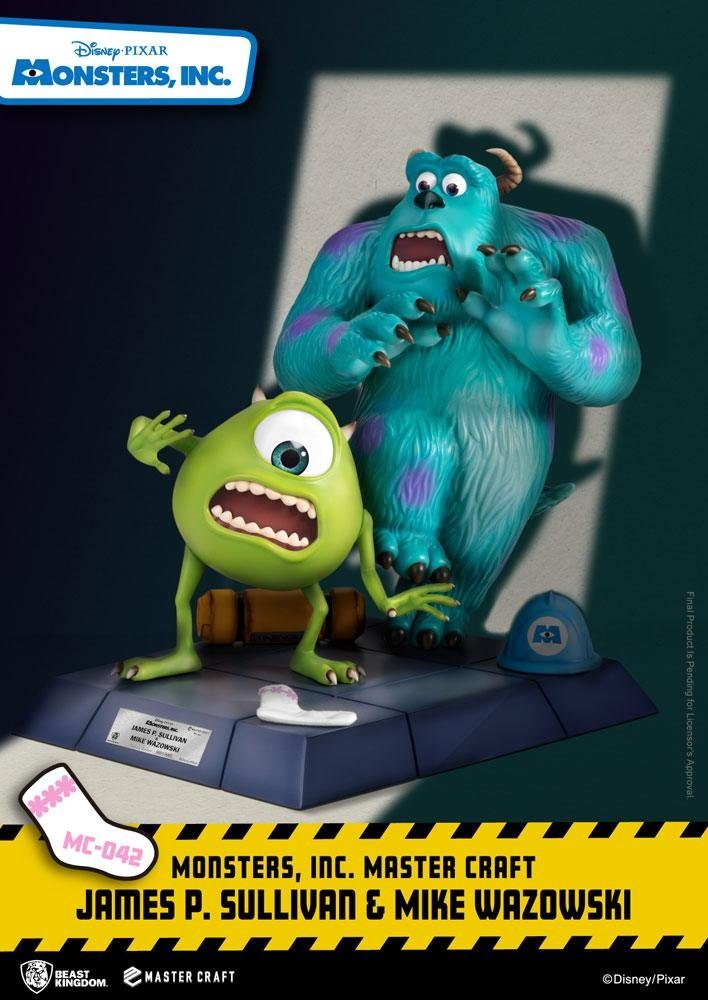 Beast Kingdom Toys Comicfigur Die Monster AG Statue James P. Sullivan & Mike Wazowski 34 cm
