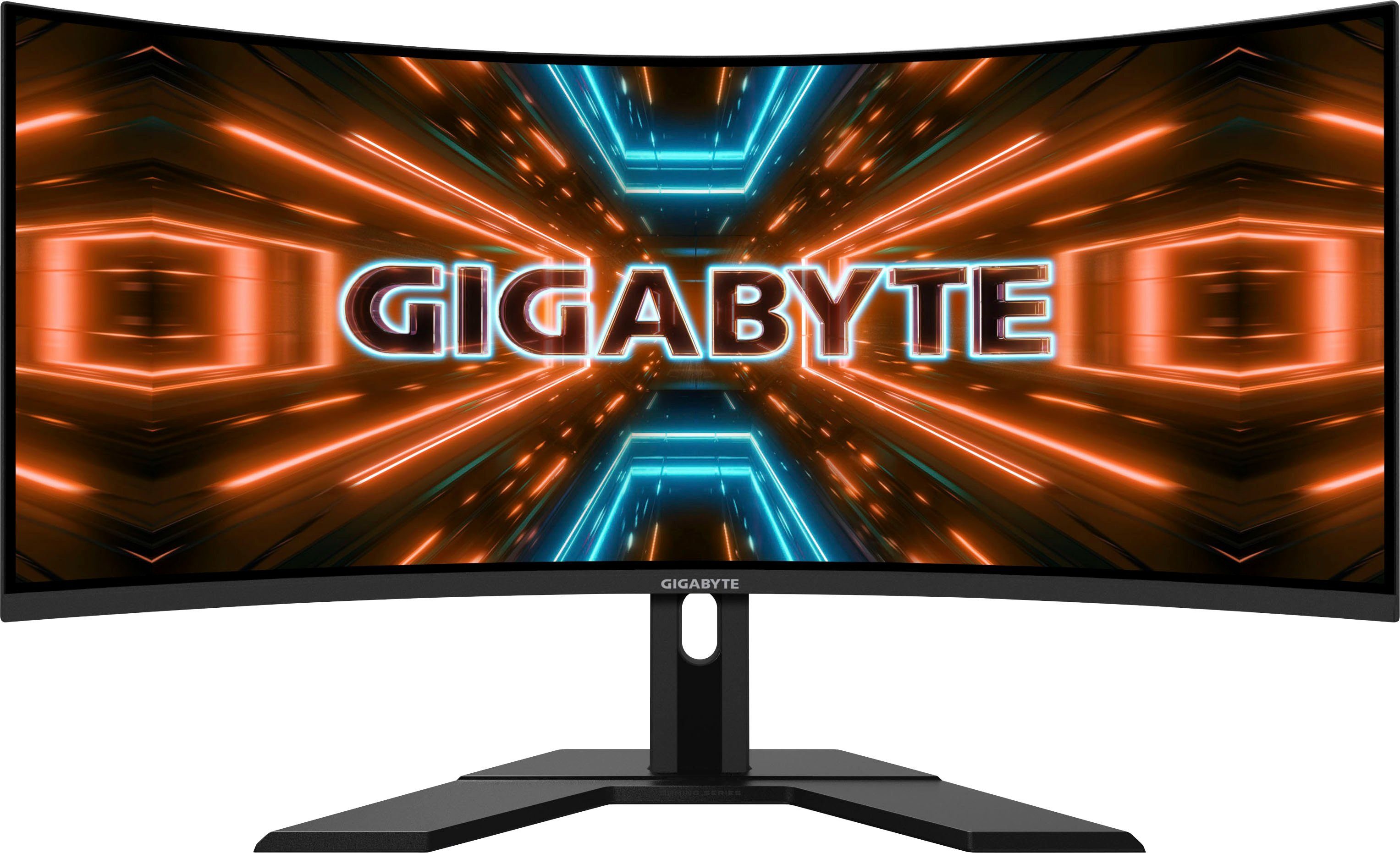 Gigabyte G34WQC A Curved-Gaming-LED-Monitor (86 cm/34 ", 3440 x 1440 px, QHD, 1 ms Reaktionszeit, 144 Hz, VA LCD)