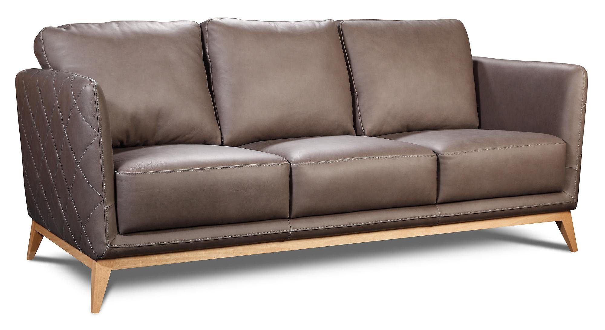 Garnitur 3+2+2 Neu JVmoebel Design Kunstleder Sofa Couch Leder Sitz Polster Wohnzimmer-Set,