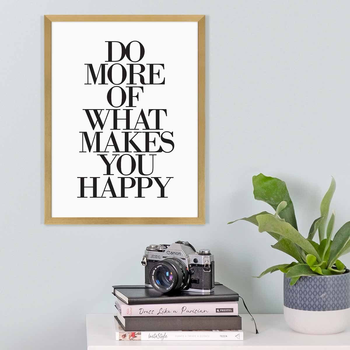 PHOTOLINI Bilderrahmen Poster-Einzelrahmen Modern Schmal günstig online kaufen