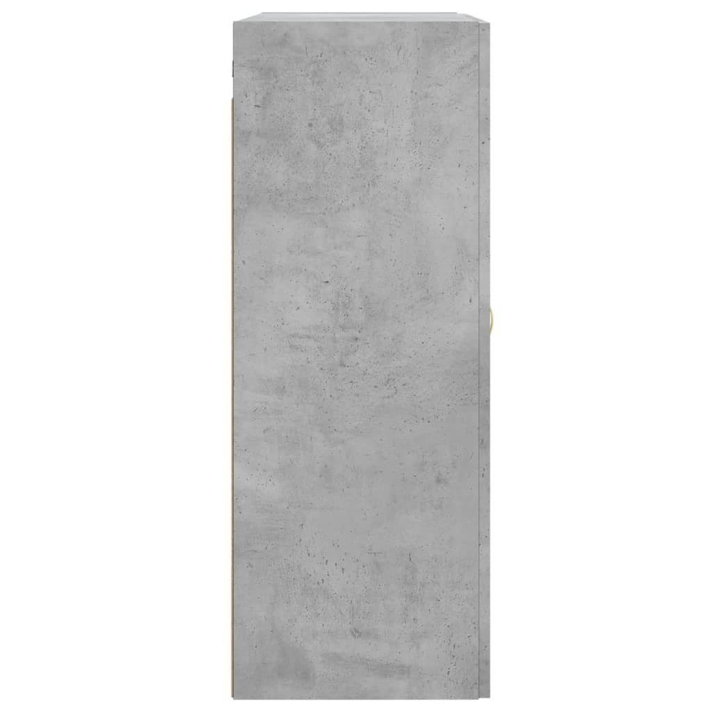 Sideboard Wandschrank (1 Holzwerkstoff vidaXL Betongrau St) 69,5x34x90 cm