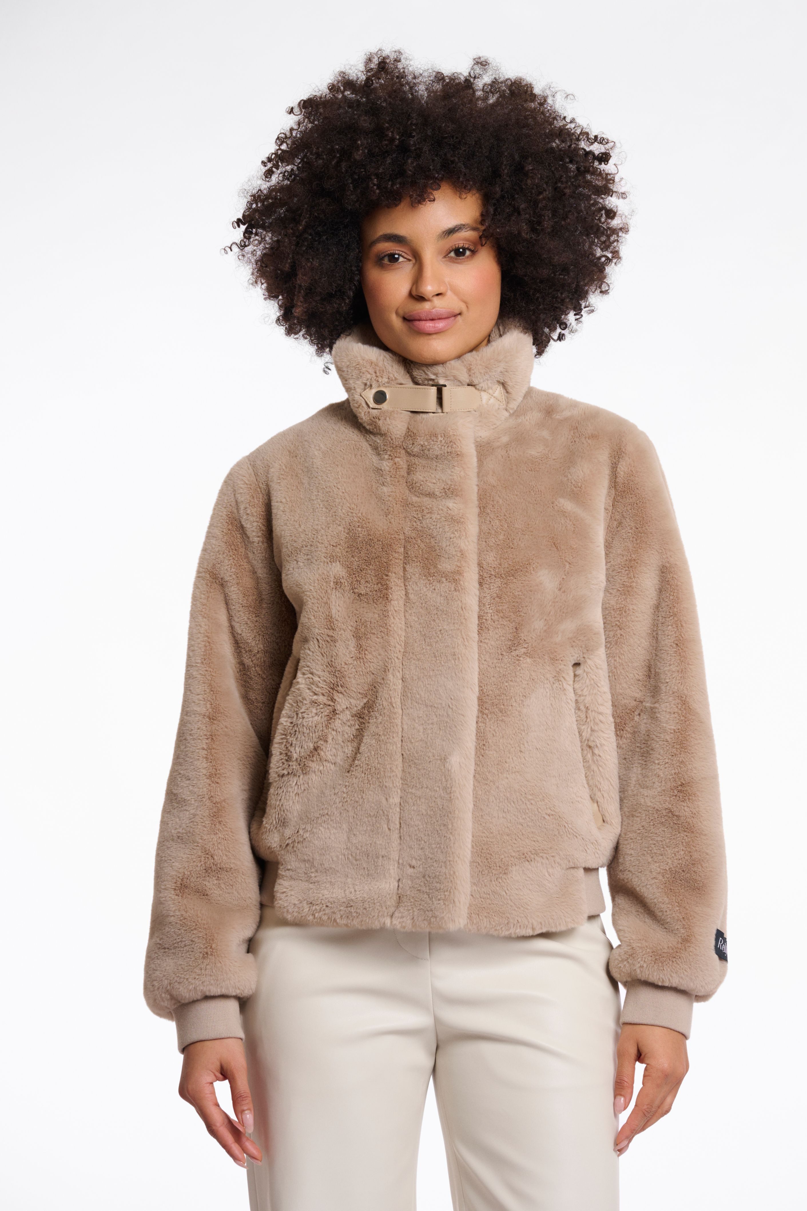 Rino & Pelle Fellimitatjacke günstig online kaufen