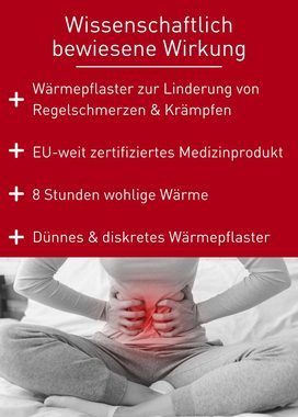 N1 Healthcare Wärmepflaster Wärmepflaster bei Regelschmerzen (4 St), 8 Stunden wohlige Wärme