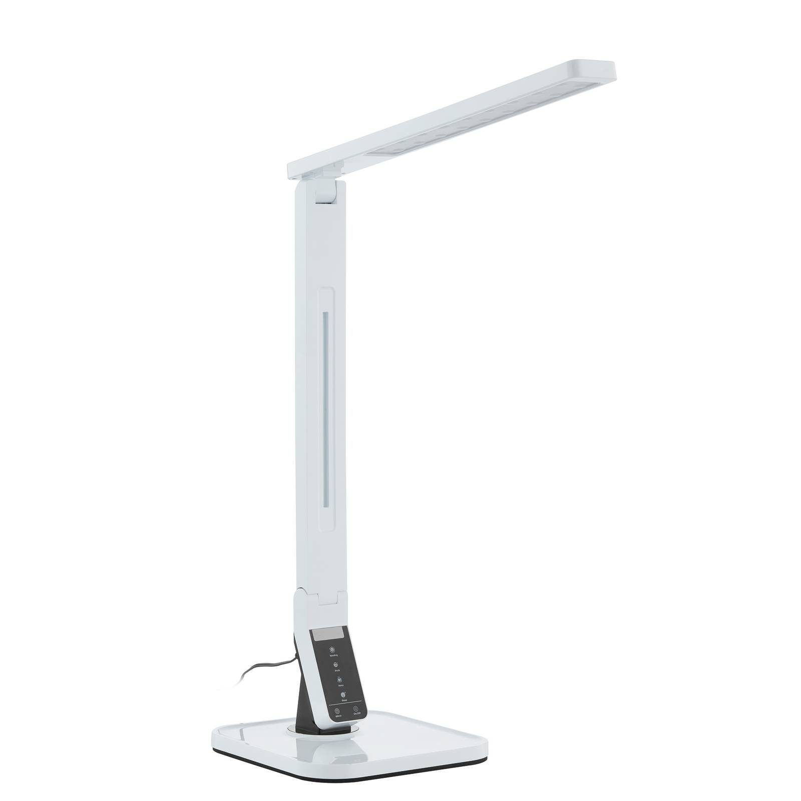 Lindby Schreibtischlampe Eleni, LED, Kunststoff Weiß Farbwechsel warmweiß / günstig online kaufen