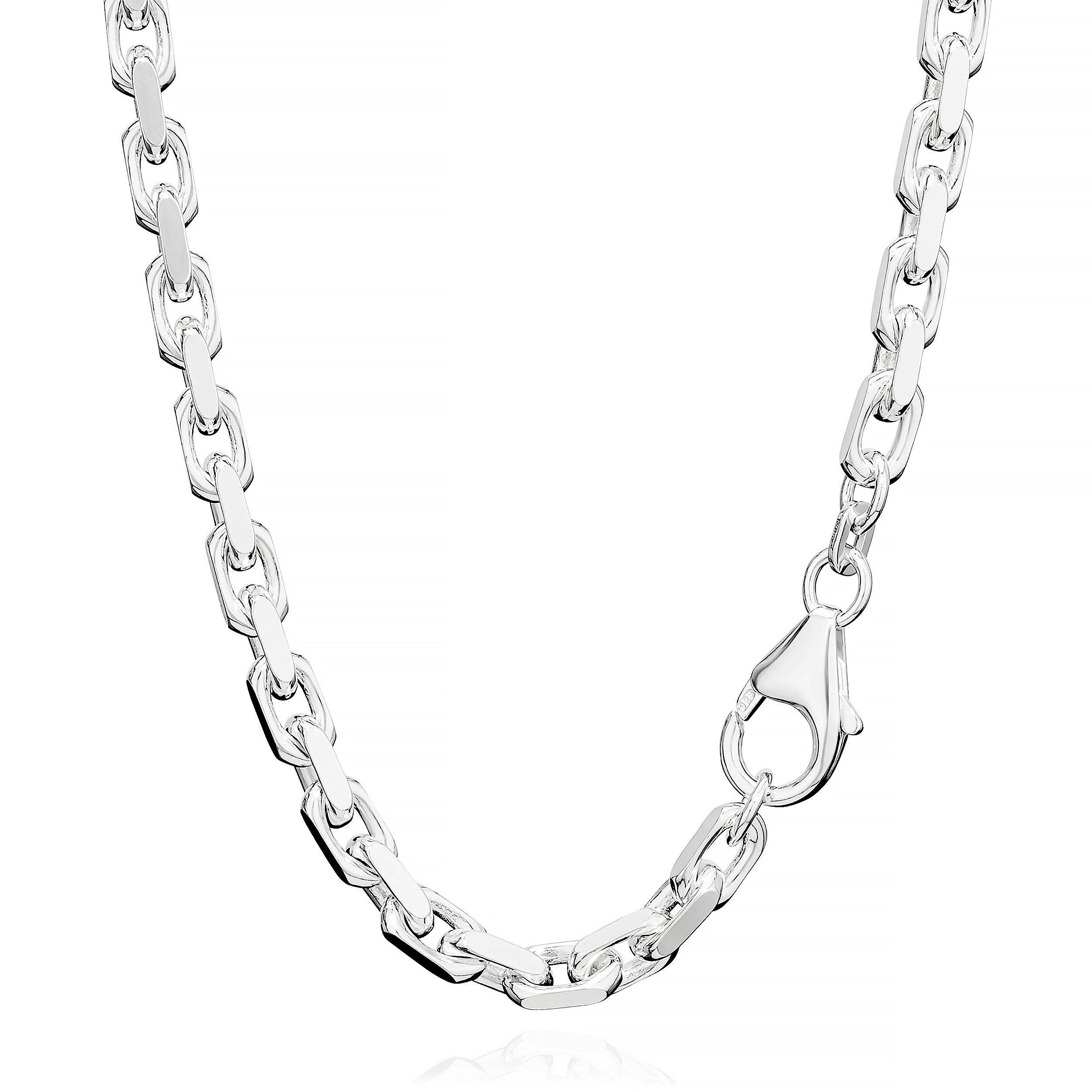 Silberkette 60cm Massive Ankerkette Collier 925 Silber Kette D