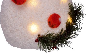 Bambelaa! Weihnachtsfigur Bambelaa! Schneemann LED Rot Weihnachtsdeko Beleuchtet 42 cm Batterie