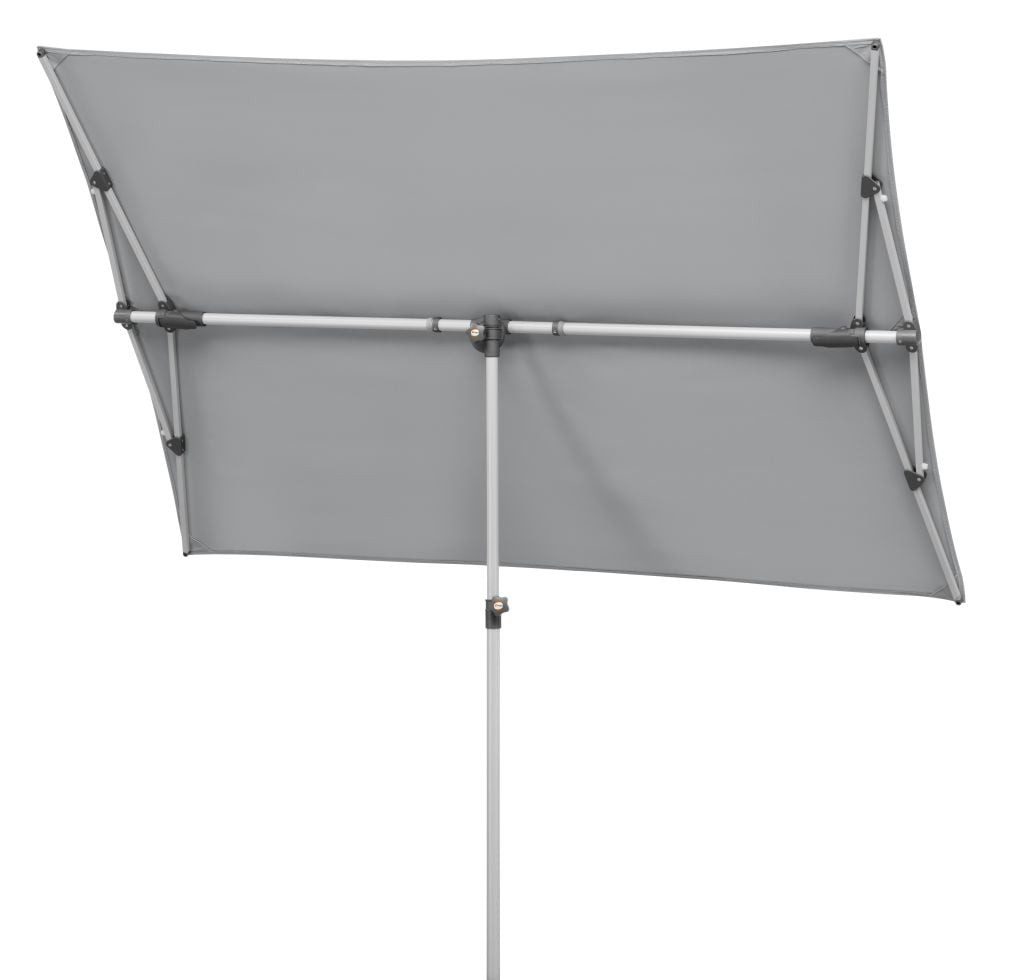 Schneider Schirme Sonnenschirm Schneider Sonnenschirm Novara silbergrau 190 x 140