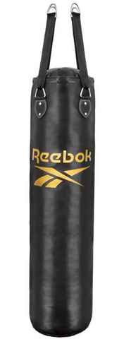 Reebok Boxsack Combat 4ft schwarz/goldfarben