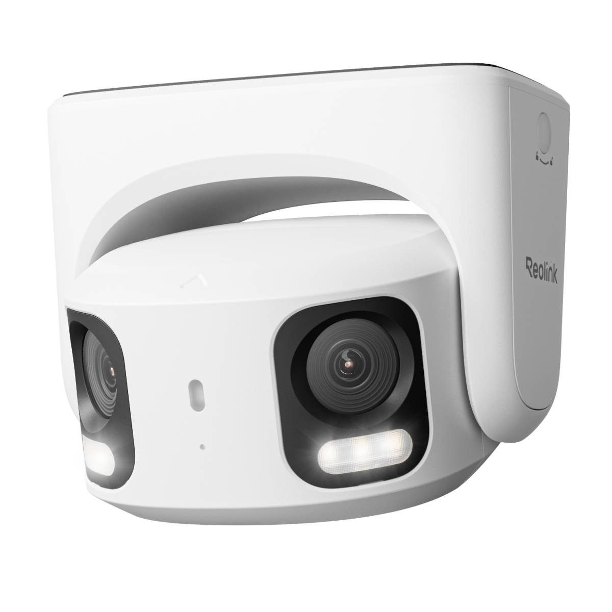 Reolink Überwachungskamera Professional Series RP-PCT8MD - 4K PoE-Kamera mit 180° Dual-Objektiv (Außenbereich, Innenbereich, Farbnachtsicht, KI-Erkennung, Zwei-Wege-Audio, wetterfest)