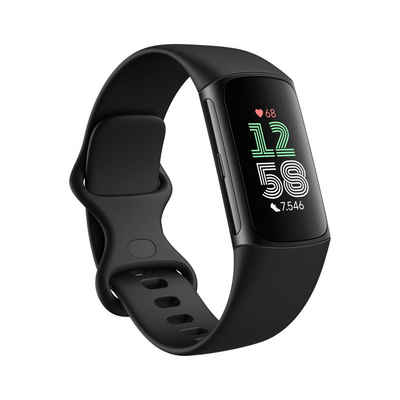fitbit Fitness-Tracker Charge 6 Obsidian/Black Fitness Tracker